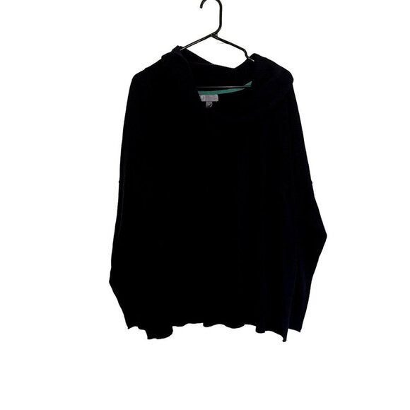 JCPenney cashmere blend dark knit turtleneck cowl sweater comfortable warm - Picture 1 of 5